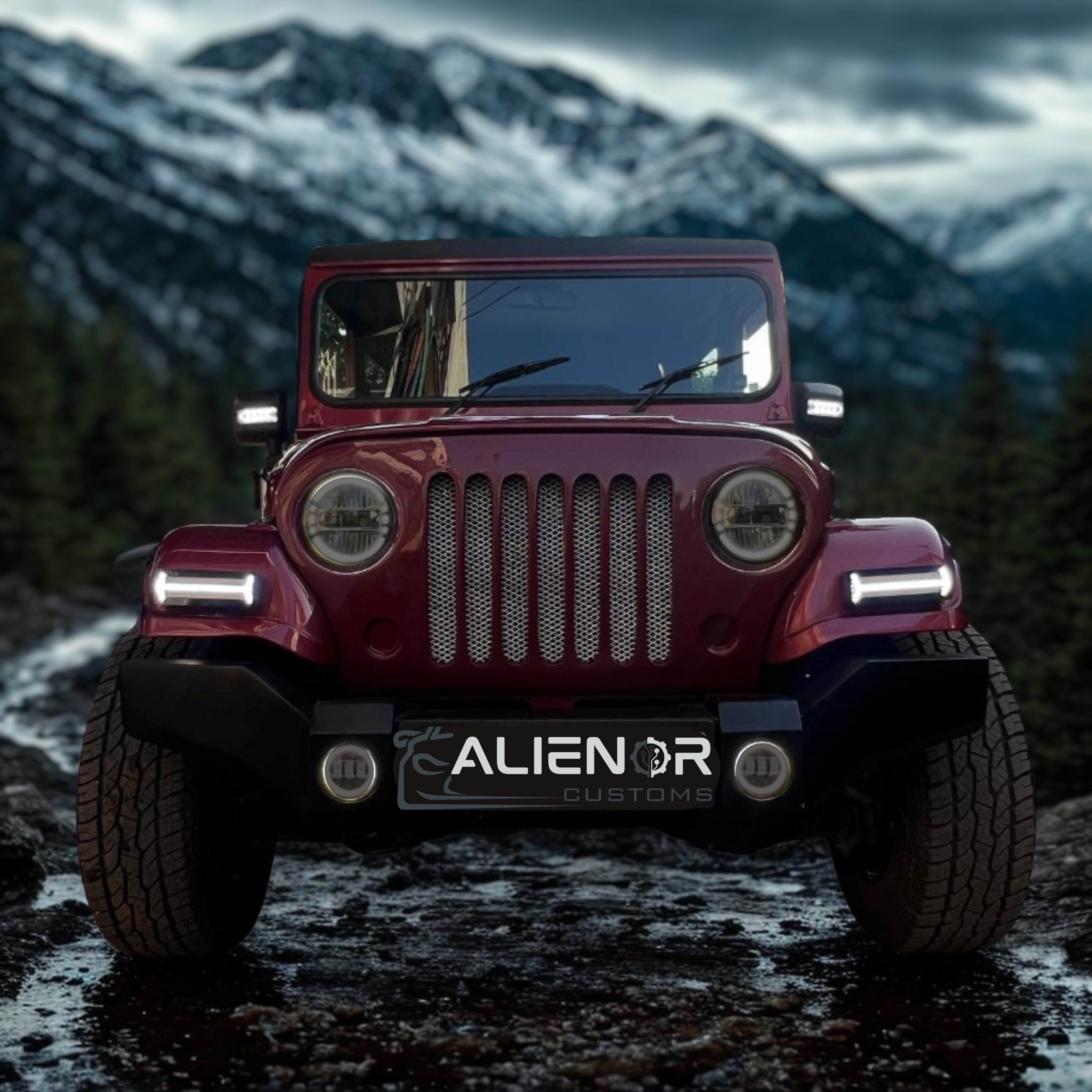 Thar CRDe led DRL parking light for Thar Di, Thar CRDe , marsal plug and play