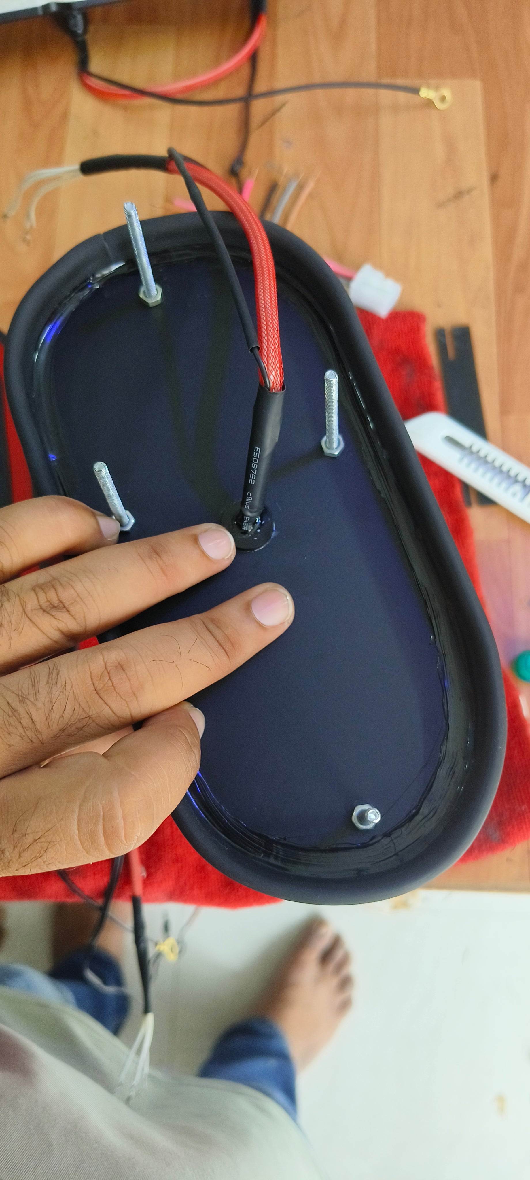 Custom Tail Lights for Ambassador | Unique HM LED Design by Alienor Customs