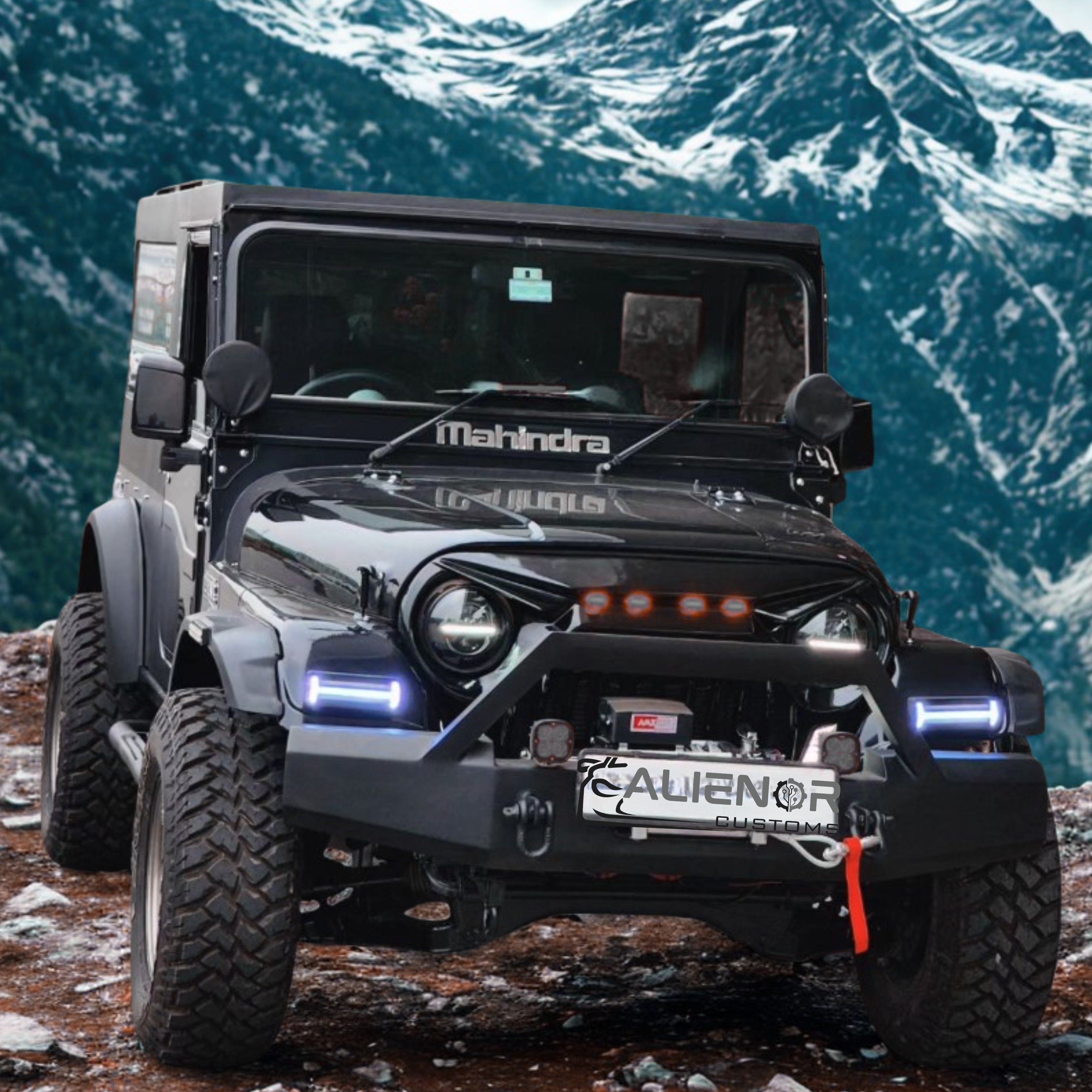 Thar CRDe led DRL parking light for Thar Di, Thar CRDe , marsal  plug and play