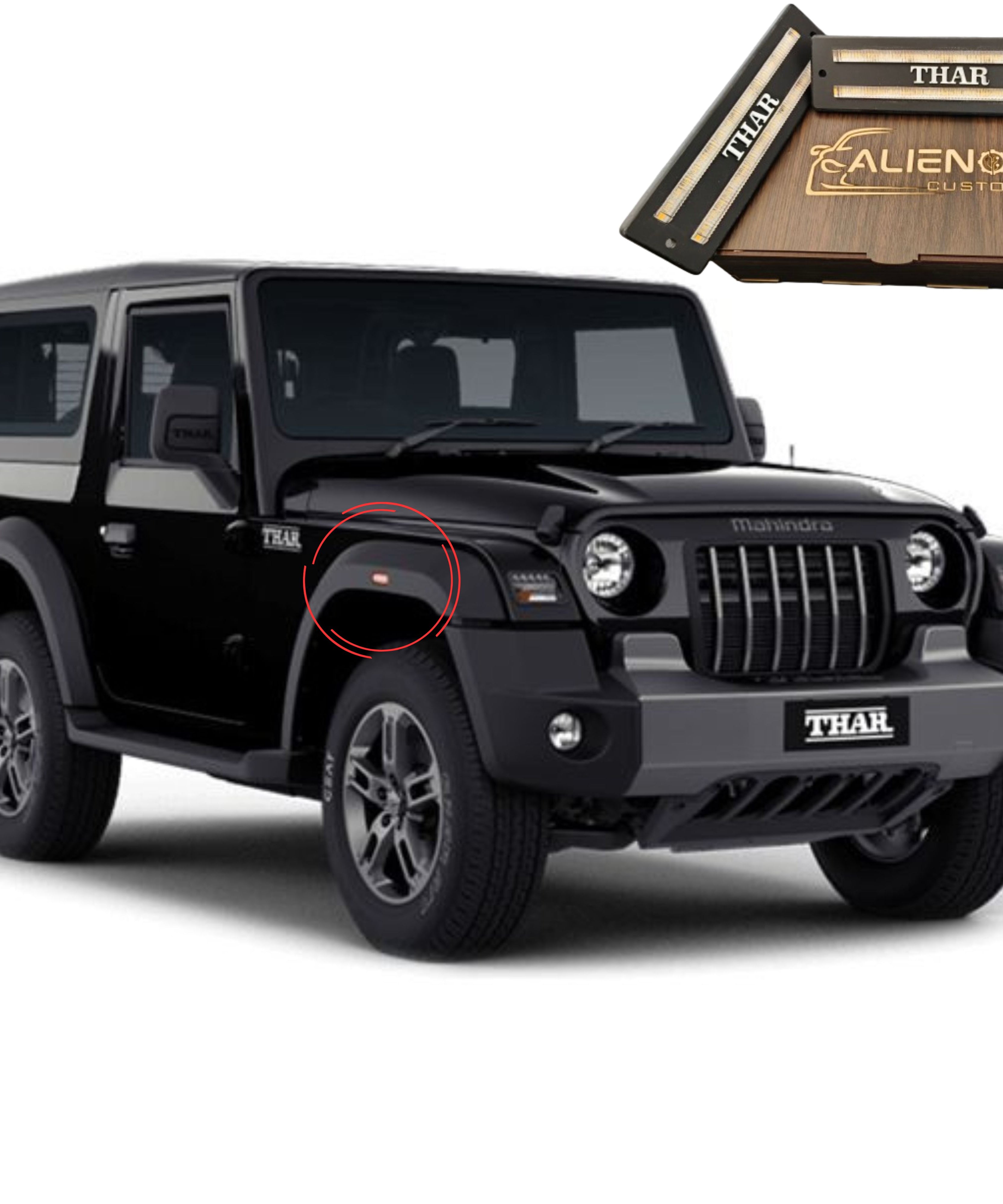 New Mahindra Thar 2020+ LED Side Fender Indicators (Left & Right)