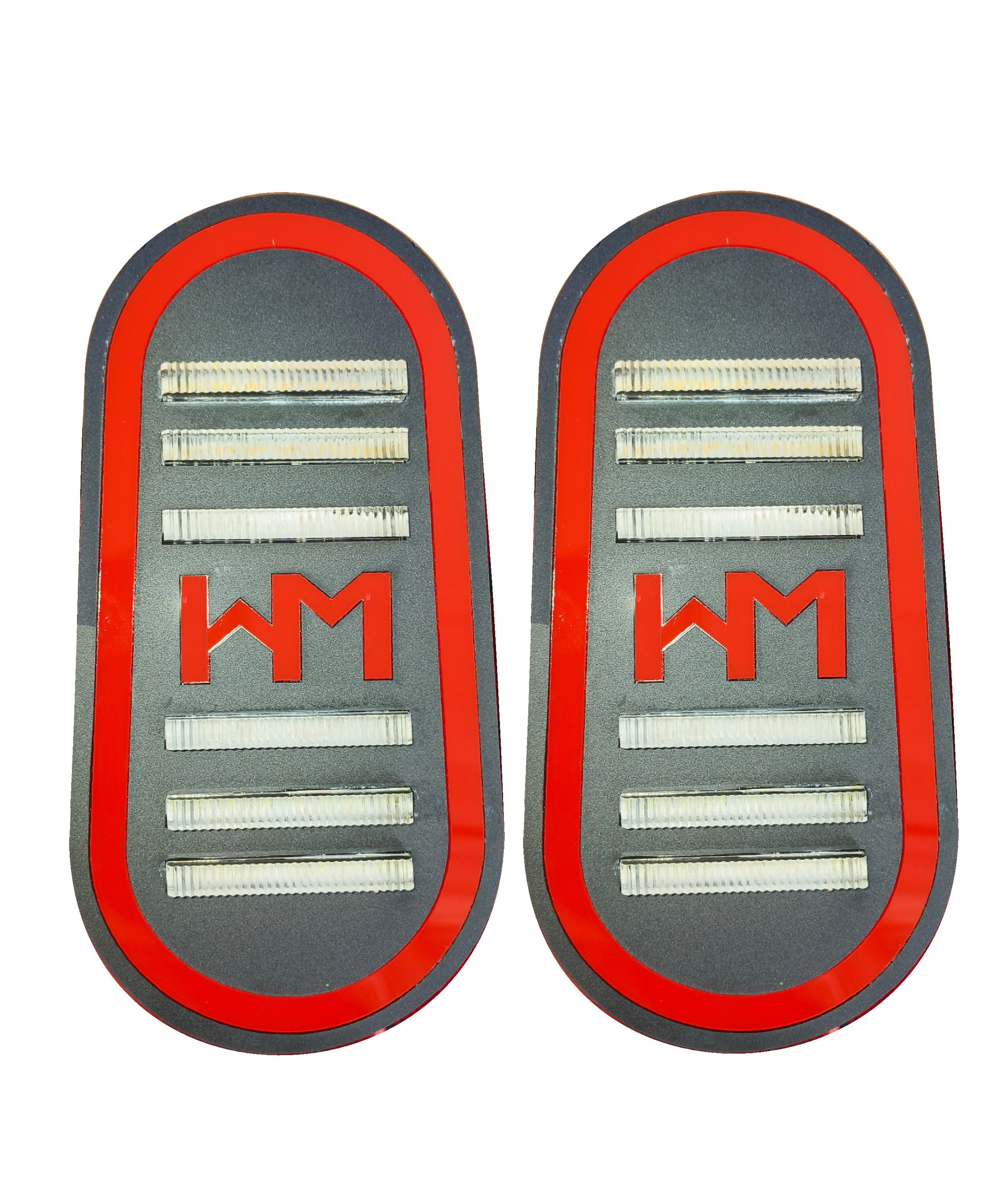 Custom Tail Lights for Ambassador | Unique HM LED Design by Alienor Customs