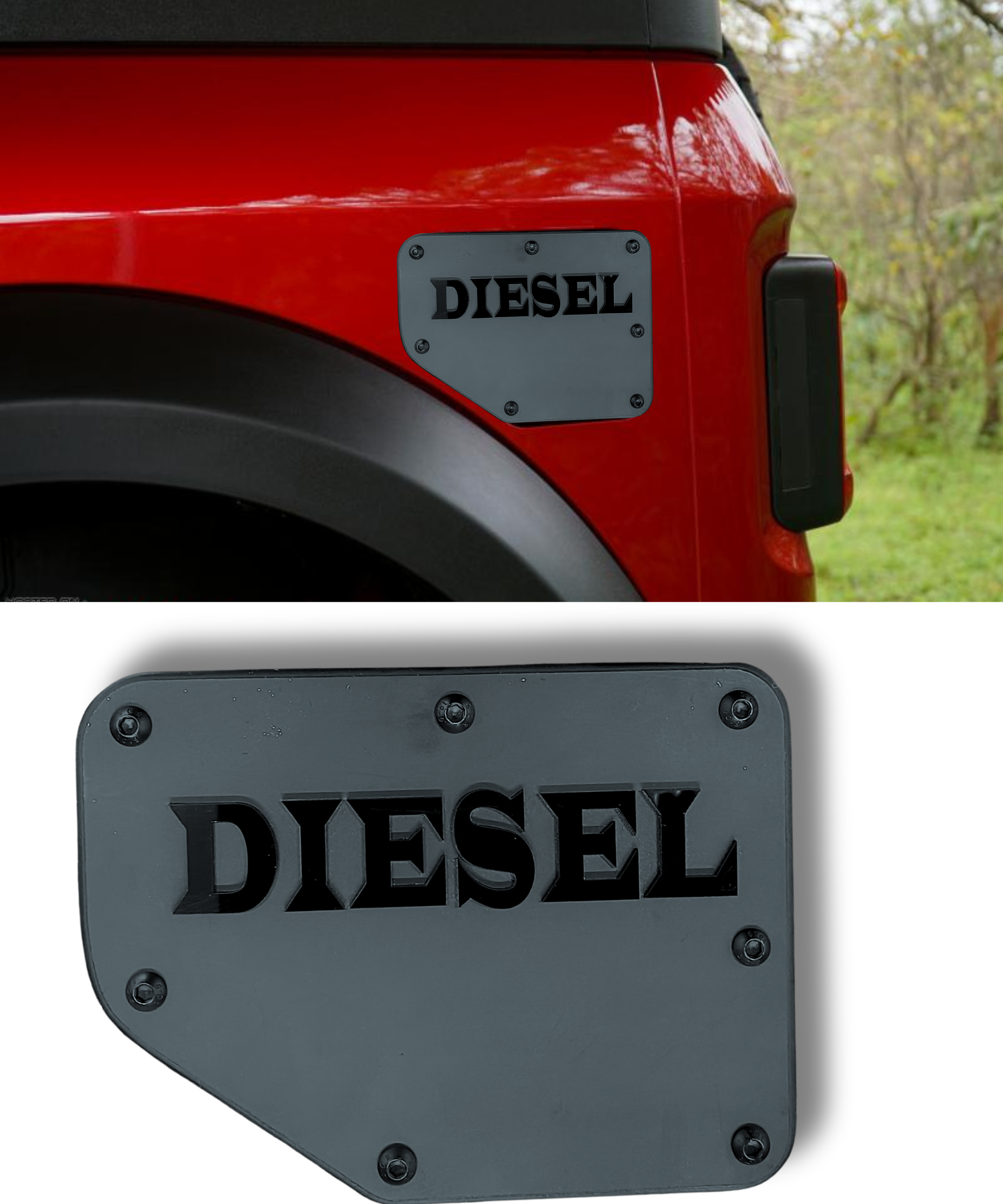 Alienor Mahindra Thar Fuel Lid Cover (Petrol / Diesel) | Matte Black Metal | Premium Off-Road Accessory