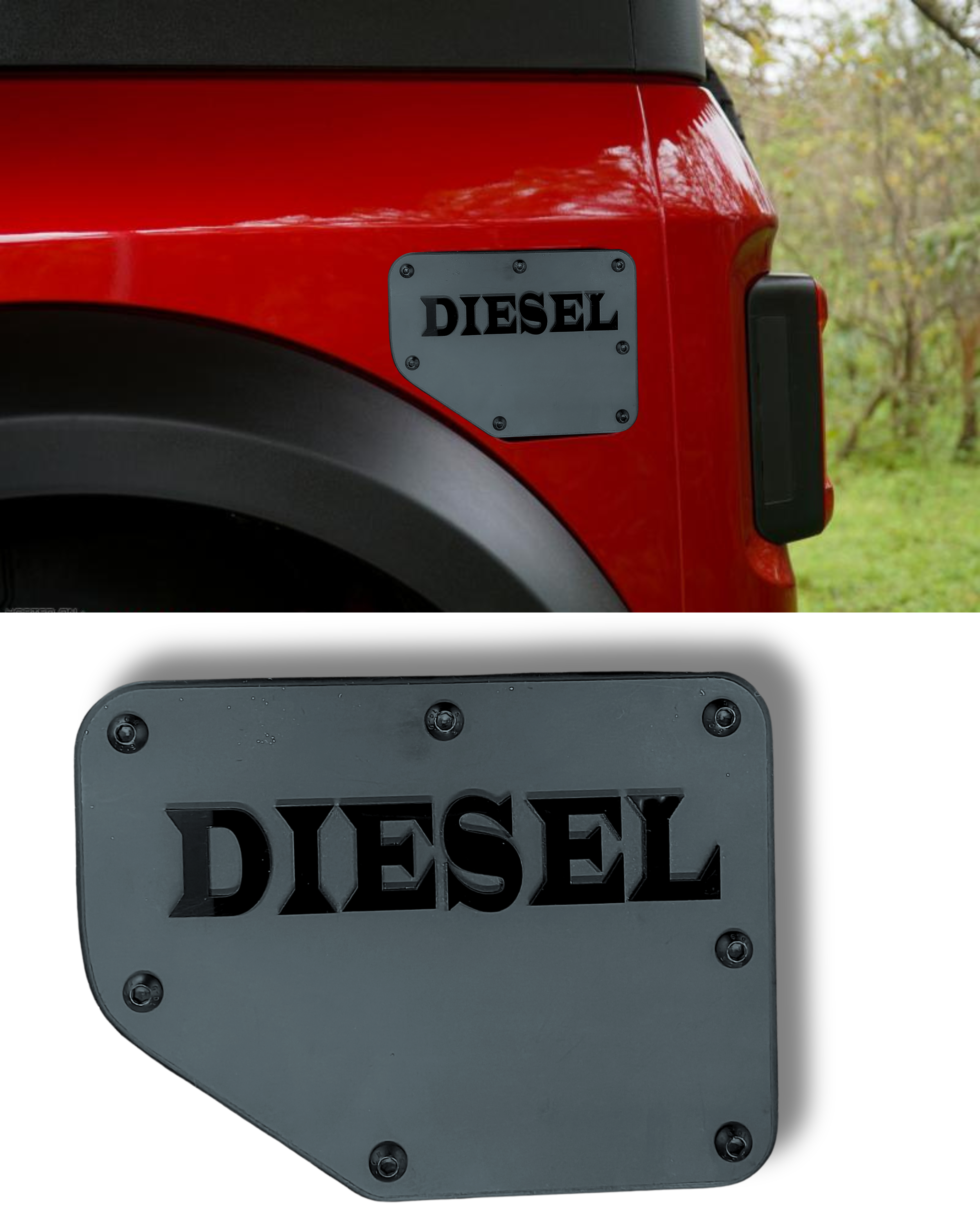Alienor Mahindra Thar Fuel Lid Cover (Petrol / Diesel) | Matte Black Metal | Premium Off-Road Accessory