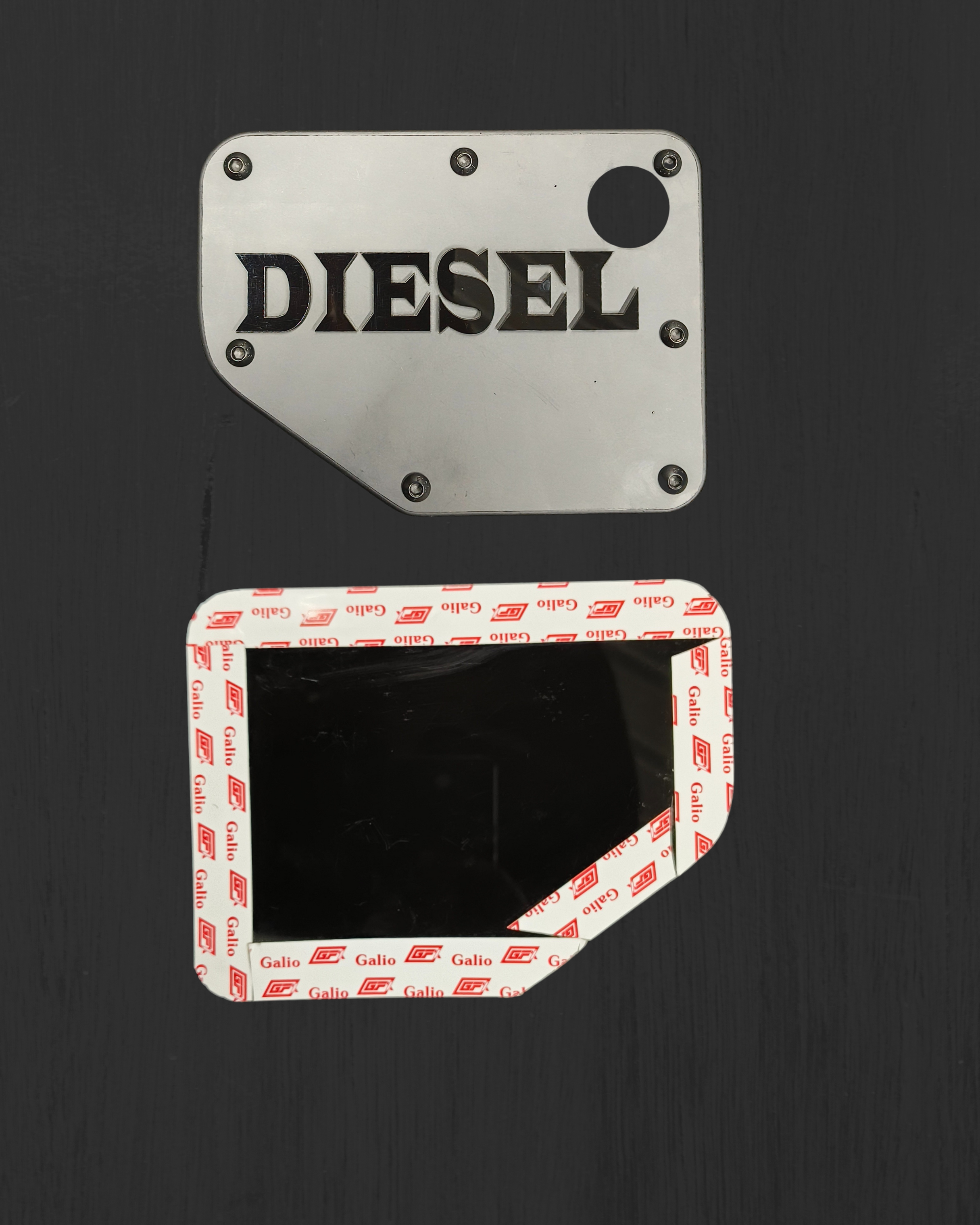 Alienor Mahindra Thar Fuel Lid Cover (Petrol / Diesel) | Matte Black Metal | Premium Off-Road Accessory